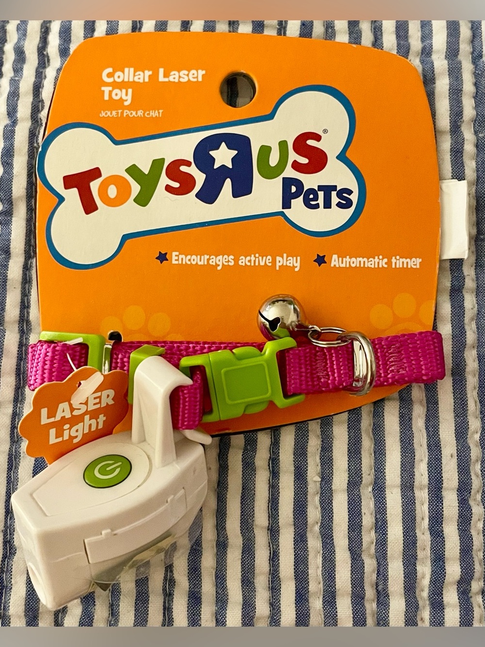 🐈‍⬛ NWT Toys “R” Us Pets Laser Collar Toy 🐈‍⬛